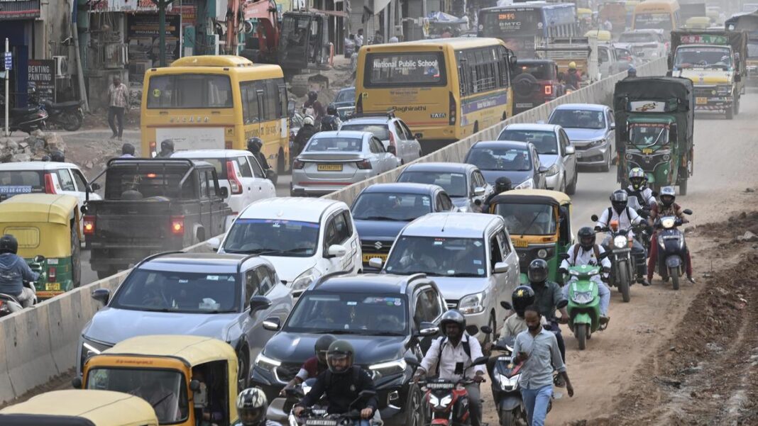 Crawl, stop, repeat: The rough road to school in Bengaluru- PARAHUSHAR NEWS